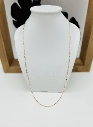 chaîne or maille forçat or 750 millième (18 ct) 3,02g