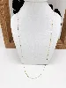 chaîne or maille singapour or 750 millième (18 ct) 1,33g