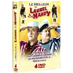 dvd le meilleur de laurel & hardy : la bohémienne + en croisière + les montagnards sont là + têtes de pioche - pack