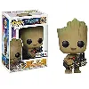 figurine funko! pop - marvel les gardiens de la galaxie - groot avec une bombe - n°263