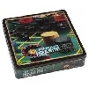 jeu pc wahou 32 - g2 - 035 jeu à boire roulette drinking game noir rouge vert jaune et transparent métal plastique et verre h7 x 3