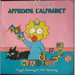 livre avec les simpson - apprends l'alphabet