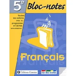 livre français 5ème