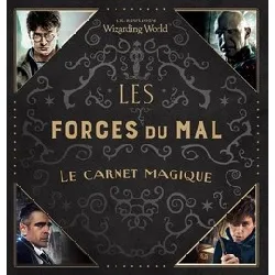 livre harry potter les forces du mal - le carnet magique - grand format