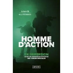 livre homme d'action - en immersion avec un commando marine des forces spéciales - grand format