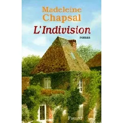 livre l'indivision - grand format