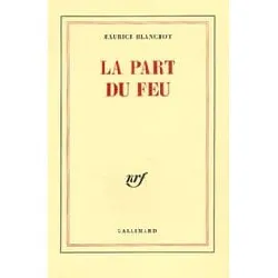 livre la part du feu - grand format
