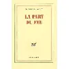 livre la part du feu - grand format