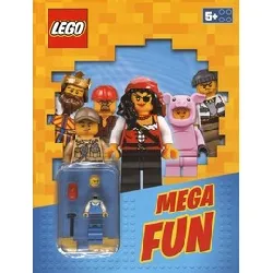 livre lego mega fun - avec une figurine