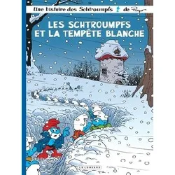 livre les schtroumpfs tome 39 - album - les schtroumpfs et la tempête blanche