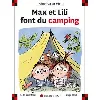 livre max et lili font du camping - poche
