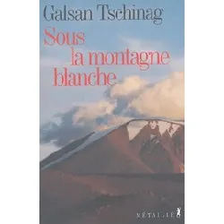 livre sous la montagne blanche - grand format