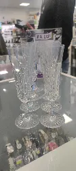 lot de 8 verres coupe de champagne signé bacarrat