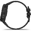 montre de sport avec bracelet - garmin fenix 6 sapphire - 47 mm - dlc gris carbone - silicone - noir - taille du poignet : 125 - 2