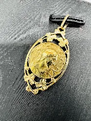 pendentif ancien or vierge or 750 millième (18 ct) 2,10g