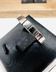 bague alliance guérin en or blanc  or 750 millième (18 ct) 4,20g