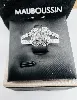 bague or blanc mauboussin chance of love n°3 dont le diamant central evr 0,30ct or 750 millième (18 ct) 3,57g