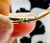 bague ornée d'une pavage de diamants micro sertis or 375 millième (9 ct) 1,41g