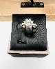 bague oxydes fleur en oxydes or 750 millième (18 ct) 1,89g