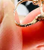 boucles d'oreilles créoles en or  or 750 millième (18 ct) 2,02g