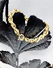bracelet or maille tressée or 750 millième (18 ct) 16,57g