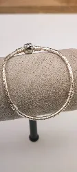 bracelet pandora maille serpent  argent 925 millième (22 ct) 14,70g