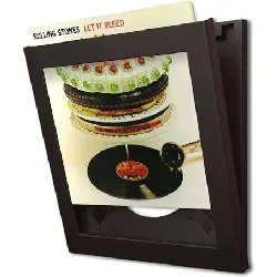 cd cadre vinyle: art vinyl play & display flip frames, set de 3, noir