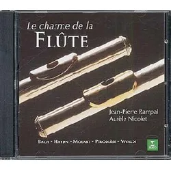 cd le charme de la flute - bach, mozart, pergolese