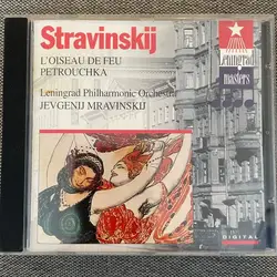 cd leningrad philharmonic orchestra, evgeny mravinsky - stravinsky: the firebird, petrouchka (1995)
