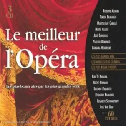 cd les plus grands airs de l'opera, les duos celebres, les plus beaux choeurs - 60 titres