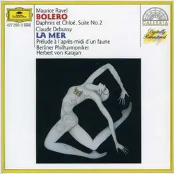 cd maurice ravel, claude debussy - herbert von karajan, berliner philharmoniker - bolero / daphnis et chloé, suite no. 2 / la mer 