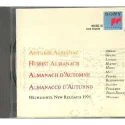 cd various - autumn almanac. highlights. new releases 1991 (1991)