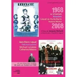 dvd 4 films de jacques richard (le vivarium / rebelote / léaud de hurle - dents / nature morte)