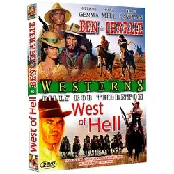 dvd ben & charlie + west of hell - pack