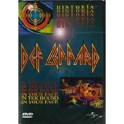 dvd def leppard - historia + in the round in your face