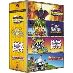 dvd paramount collection animation - la famille delajungle, jimmy neutron, un garçon génial + les razmoket, le film + la ferme en 