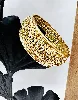 large bracelet jonc motifs ajourés or 750 millième (18 ct) 34,81g