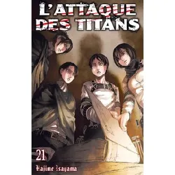 livre attaque des titans (l') volume double - tomes 21 & 22
