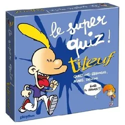 livre boîte quiz - titeuf