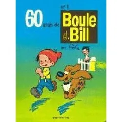 livre boule et bill n° 1 - 60 gags de boule et bill