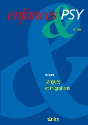 livre enfances & psy n° 86/2020 - langues et migration