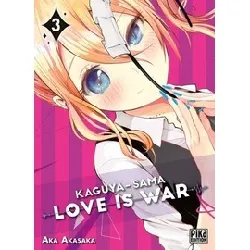 livre kaguya - sama : love is war tome 3