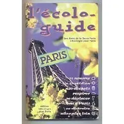 livre l'écolo - guide de paris 2002