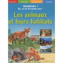 livre les animaux et leurs habitats