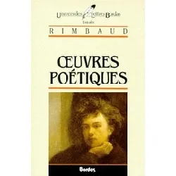 livre oeuvres poetiques - extraits