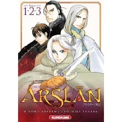 livre the heroic legend of arslân - coffret starter
