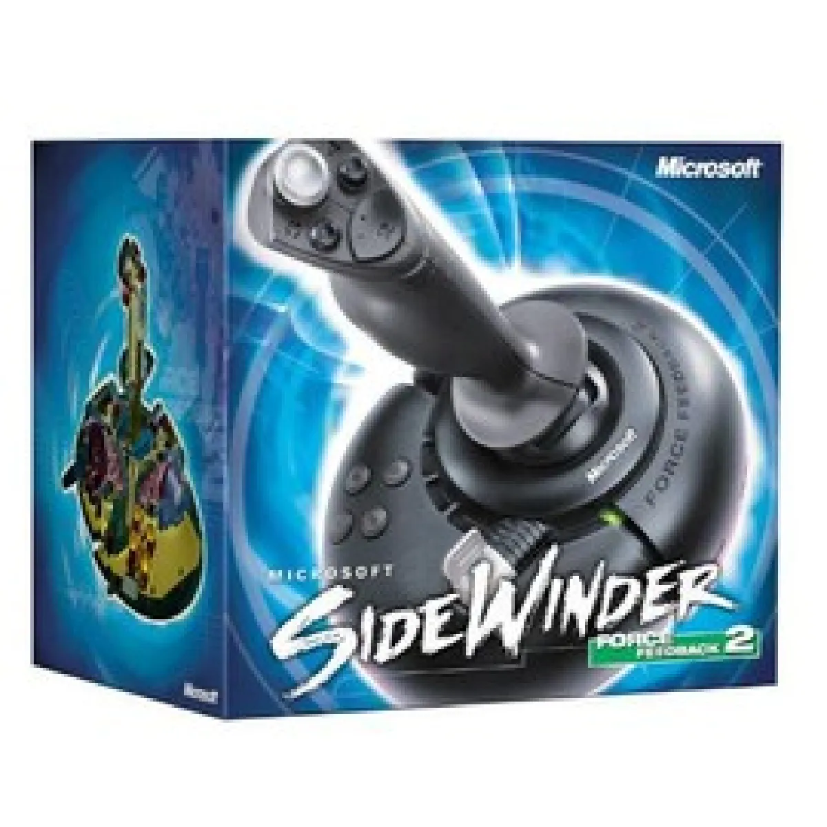 Manette De Jeu Microsoft SideWinder Game Pad Vintage, Filaire, Grise, Pour Windows 98