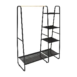 portant a vetements avec etagères