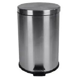 poubelle à pédale gifi grise 20 l