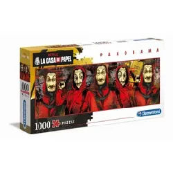 puzzle adulte la casa de papel - panorama 1000 pièces